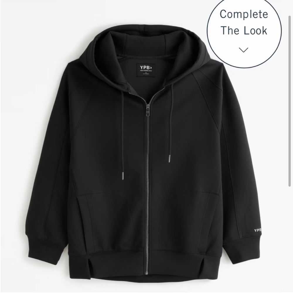 Abercrombie & Fitch Women's YPB neoKNIT Legging-Friendly Full-Zip Hoodie